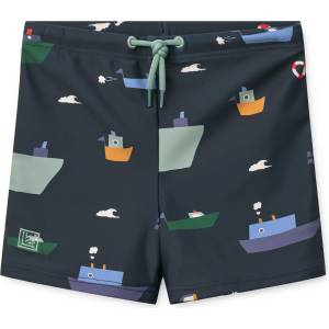LIEWOOD Детски бански слипове LIEWOOD Kid's Otto Printed Swim Pants Swim brief - Sailing / Classic Navy - размер 116 (EU) (750-2490-0216)