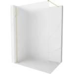 Mexen Kioto-X стена за душ Walk-in 100 x 200 cm, скреж 10 mm, злато четкано - 800-100-101-55-30-X (800-100-101-55-30-X)