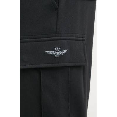 Aeronautica Militare Спортен панталон Aeronautica Militare в черно с изчистен дизайн PF860F459 (PF860F459)