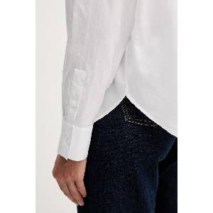 Calvin Klein риза дамска от памук (LV047G126G)