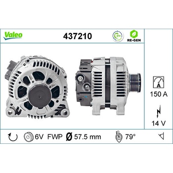 Alternátor VALEO 437210