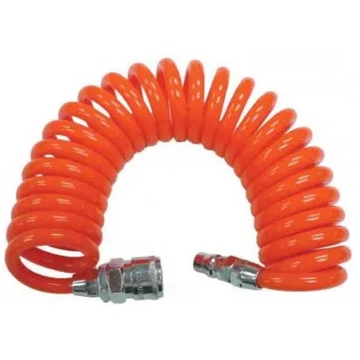 Raider Маркуч полиуретанов за компресор Ø 6, 5х9, 5 мм, 5 м с бързи връзки, 1/4m&f rd-ch03 raider