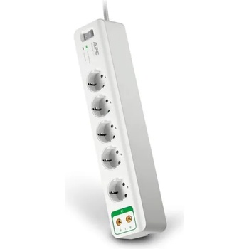 APC Essential SurgeArrest 5 Plug + TV 1,8 m (PM5V-GR)