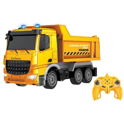 RCP10 Crosslander Pro Radio Controlled Dump Truck - детски камион (самосвал) с дистанционно управление (жълт)