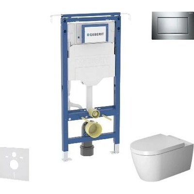 Geberit Duofix Duravit ME by Starck s tlačidlom Sigma30 SANI11CP1104