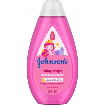 JOHNSON'S Shiny Drops Šampon pro děti s arganovým olejem 500 ml