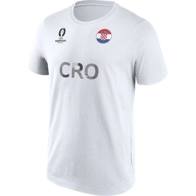 Fanatics Uefa Euro 2024 Croatia Nation Flag pánské triko bílá