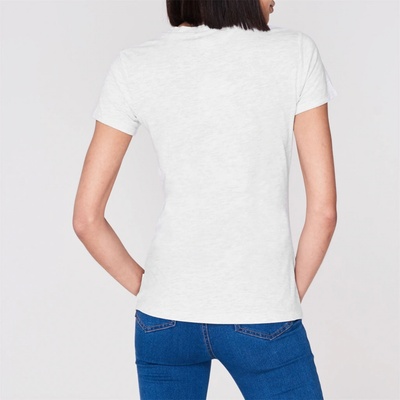 Lee Cooper Diamond T Shirt Ladies white