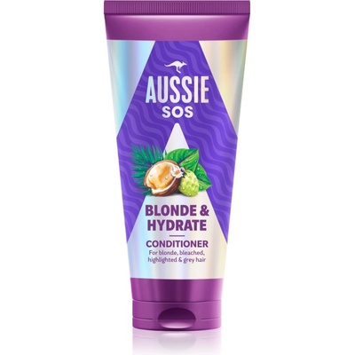 Aussie SOS Blonde & Hydrate хидратиращ балсам за руса коса 200ml
