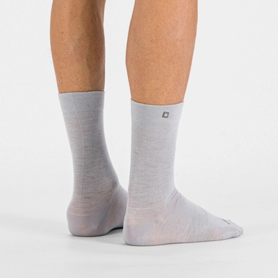 Sportful zimné cyklistické ponožky MATCHY WOOL sivé