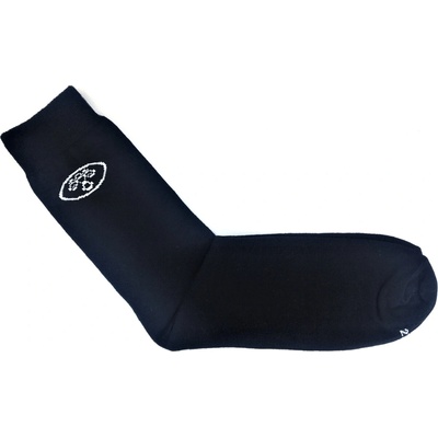 Surtex Spoločenské ponožky 90% Merino Čierne