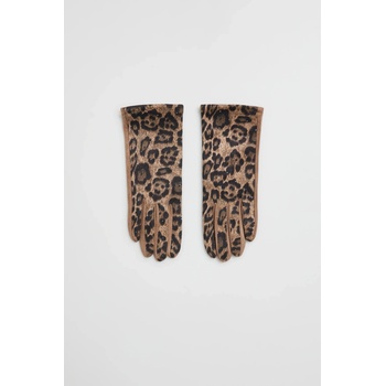 Moodo Бежови леопардови ръкавици Moodo Moodo | Kafyav | ЖЕНИ | ЕДИН РАЗМЕР
