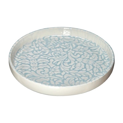 Saturnia Чиния с борд SATURNIA Tiffany, 28 см, светло синя (05120/ZTIBLU)
