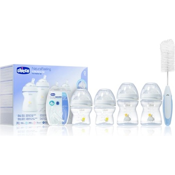 Chicco Natural Feeling First Starter Set подаръчен комплект за бебета 0 m+