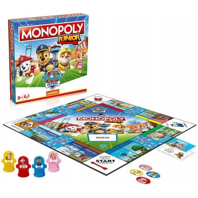 Spoločenská hra Monopoly Junior Labková patrola Hasbro
