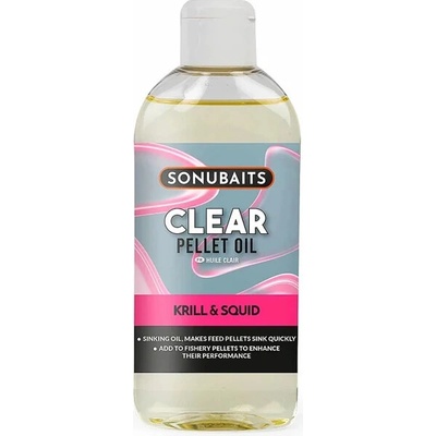 Sonubaits Olej Clear Pellet Oil 200 ml Krill & Squid