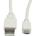 Roline Cable USB2.0 A-Micro B, M/M, 0.8m, Standard S3151