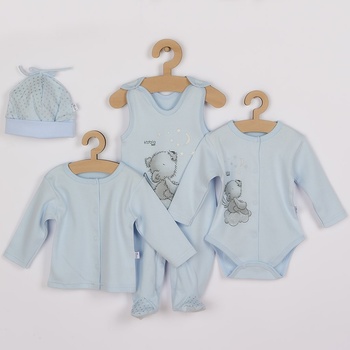 Koala 4-dílná kojenecká souprava Angel modrá