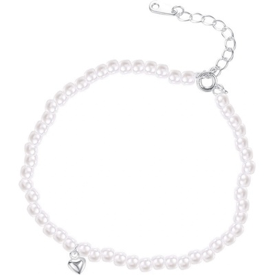 Silenti Jewelry Сребърна гривна за крак "Перла