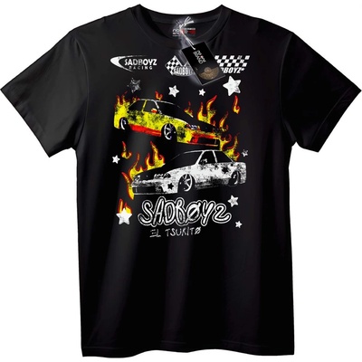NOONEBRAND Тениска SADBOYZ Състезателна Кола - S, Black