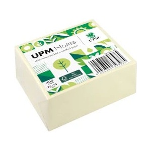UPM Кубче самозалепващи листчета 75X75mm 400 листа