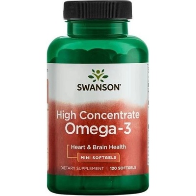 Swanson High Concentrate Omega-3 120 kapsúl