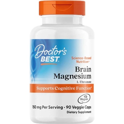 Doctor's Best Brain Magnesium - Magtein | Magnesium L-Threonate [90 капсули]