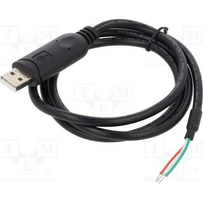 Delock 63508 USB 2.0 USB A vidlice 1m černý