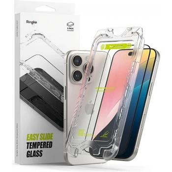 Ringke iPhone 16 Pro Max Screen Protector 2pack - ЗАТЪМНЕН
