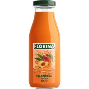 FLORINA 0, 250 Стъкло Кайсия 50% Флорина 12бр