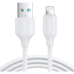 JOYROOM Кабел USB-A към Lightning Joyroom S-UL012A9 2.4A/2m (бял) (S-UL012A9 2M LW)