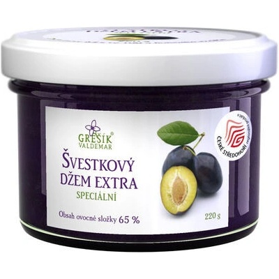 Grešík Džem Švestkový extra Speciální 220 g