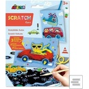 Škrabací kartičky Blahopřání auta