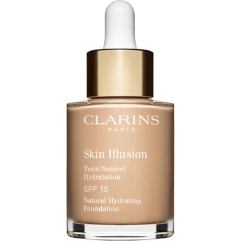 Clarins Skin Illusion Natural Hydrating Foundation озаряващ хидратиращ фон дьо тен SPF 15 цвят 108.3N Organza 30ml