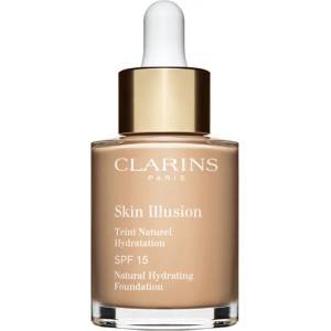 Clarins Skin Illusion Natural Hydrating Foundation озаряващ хидратиращ фон дьо тен SPF 15 цвят 108.3N Organza 30ml