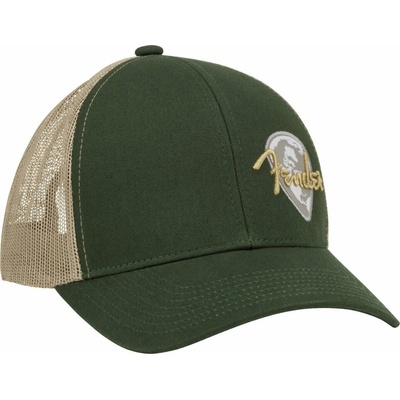 Fender Globe Pick Patch Hat Шапка с козирка Green/Khaki UNI (9122421400)