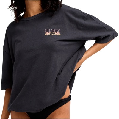 Billabong Дамска тениска Billabong Women's Floral Rocker T-shirt - Off Black (916-5897-0114)