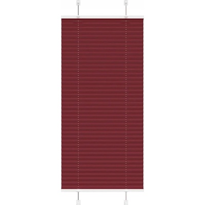 VidaXL Roleta plisé Bordově 60 x 100 cm červená