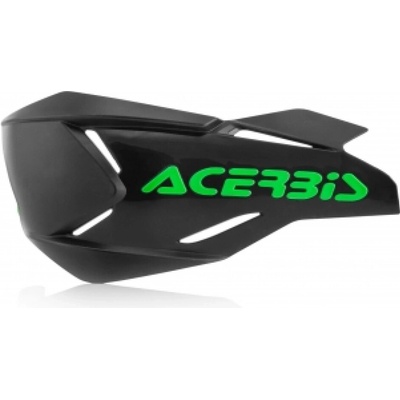 ACERBIS náhradní plast k chráničům páček X-FACTORY černá/zelená