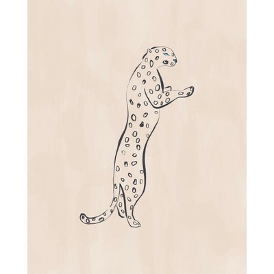 Plagát, Obraz - Elegant Spotted Leopard, Ivy Green Illustrations, 30 × 40 cm
