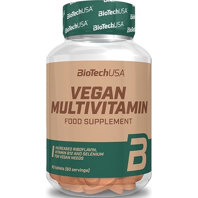 BioTechUSA Vegan Multivitamin komplexný multivitamín s minerálmi 128 g