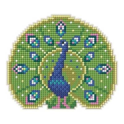 Collection D`art - Фигурка с диамантена мозайка и магнит - Паун (DCM047)