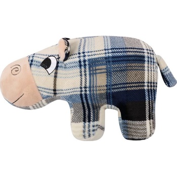 Bellatex Tvarovaný polštářek hroch modrý Hroch modrá 30x50