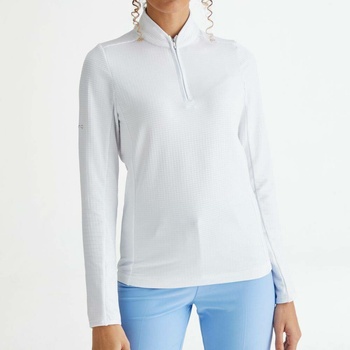 Ping Abigale 1/4 zip Fleece Midlayer White