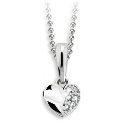 Cutie Diamonds zlatý přívěšek srdce C2160 ND2160 40 D X 2