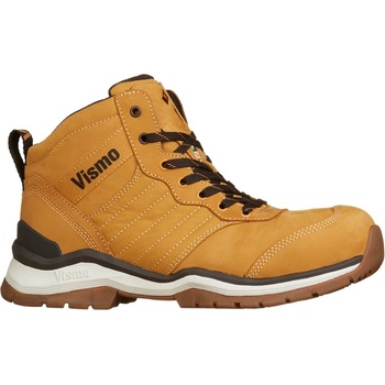 Image 1 of Vismo Unisex Adults Safety Steel Toe Cap Boot - Honey