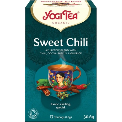 Yogi Tea Bio ajurvédský čaj Sweet chilli Tea 17 x 1,8 g