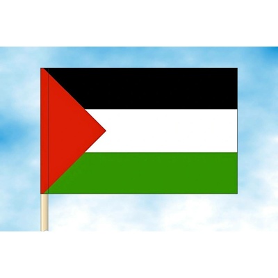LIBEA, s.r.o. Vlajka Palestiny Rozměr: 30×45 cm, Uchycení: Návlek na žerď
