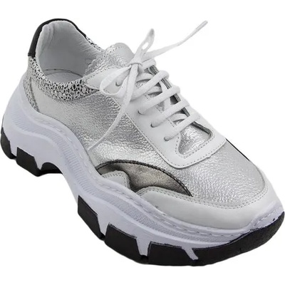 Български обувки Спортни дамски маратонки в няколко цвята 1205white