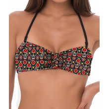Dámske plavky 69SLAM horný diel WOMEN FLOWER SJULL MELASTI Bandeau